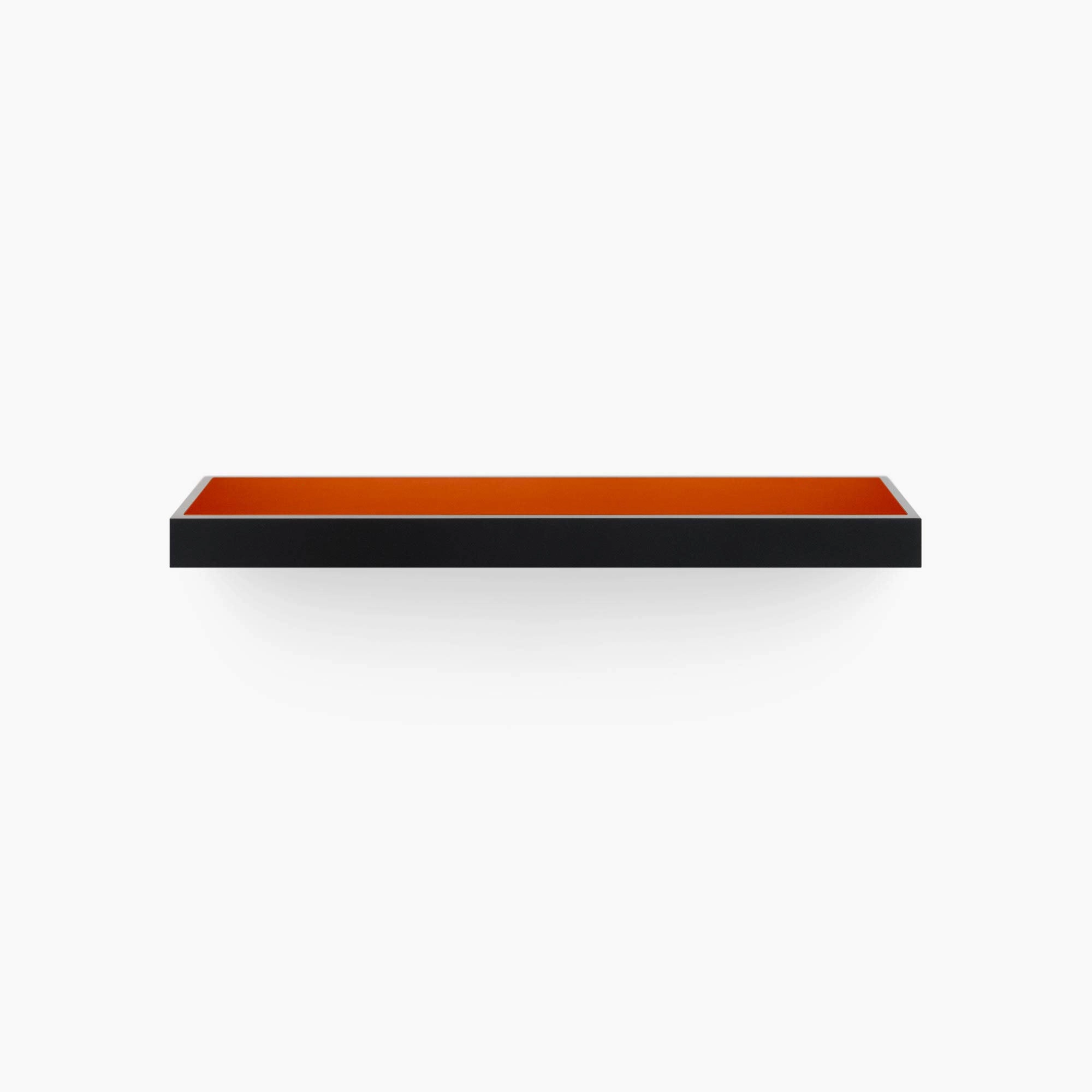 Aksel Inlay Black Floating Shelf unique vase design