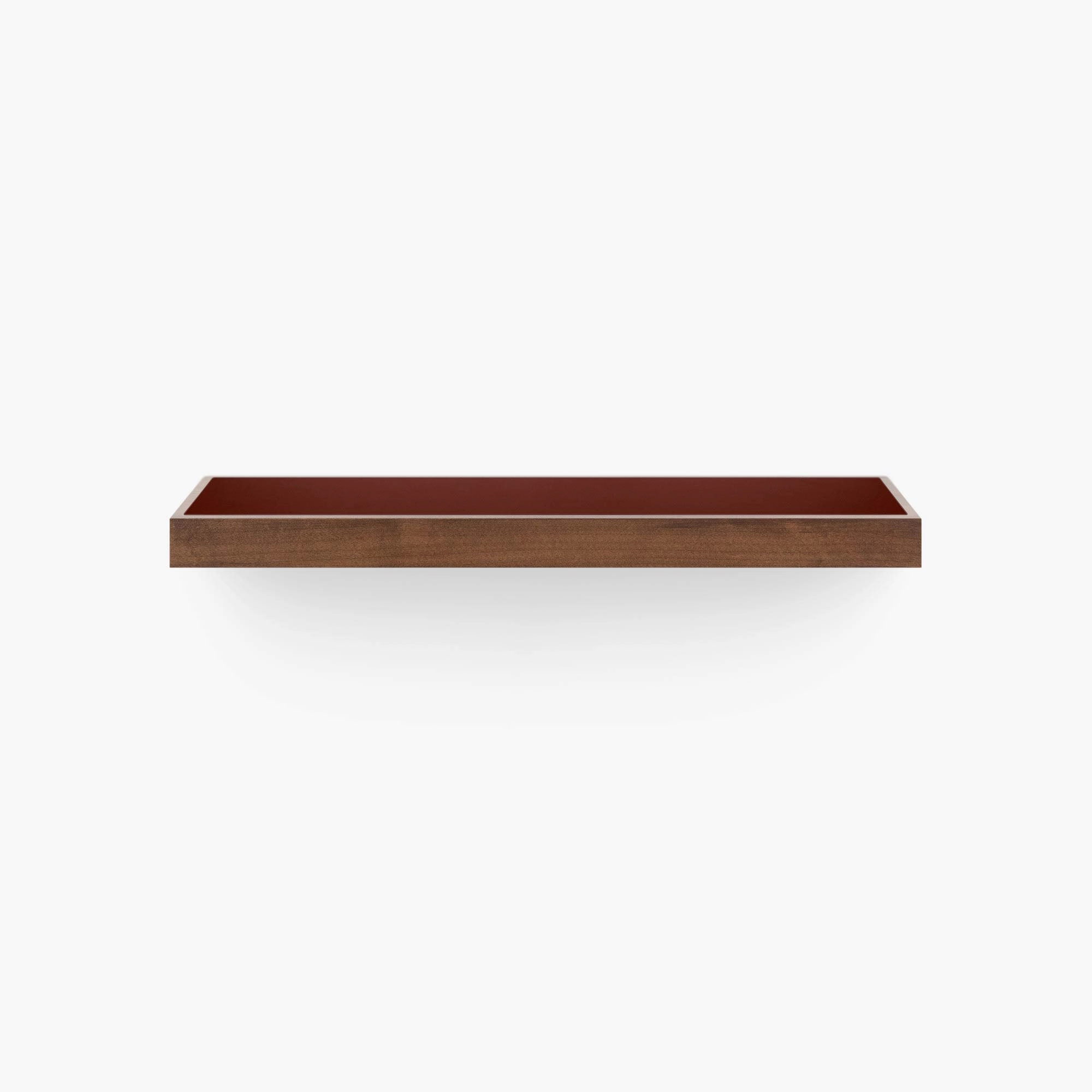 Aksel Inlay Espresso Floating Shelf