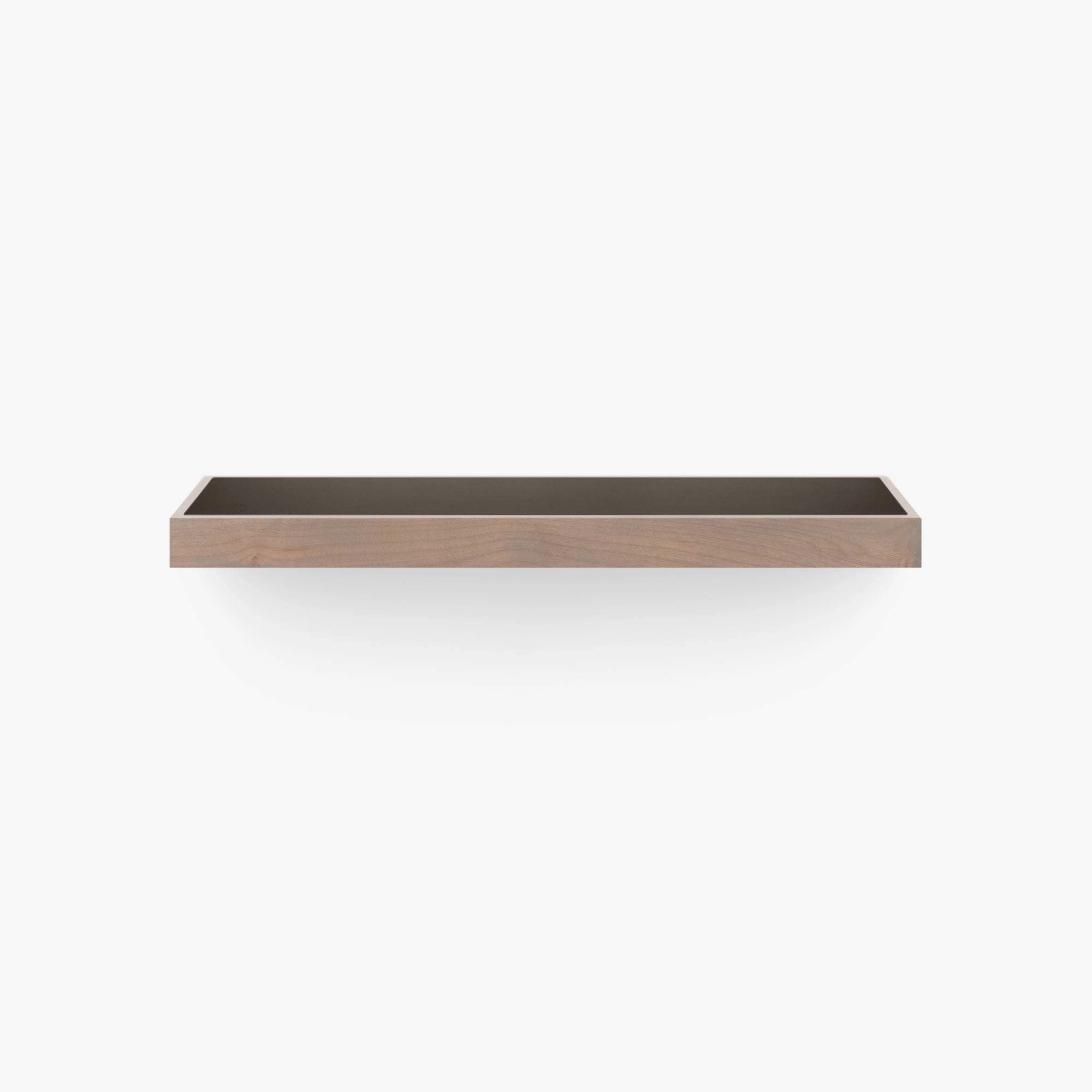Aksel Inlay Hatch Grey Floating Shelf