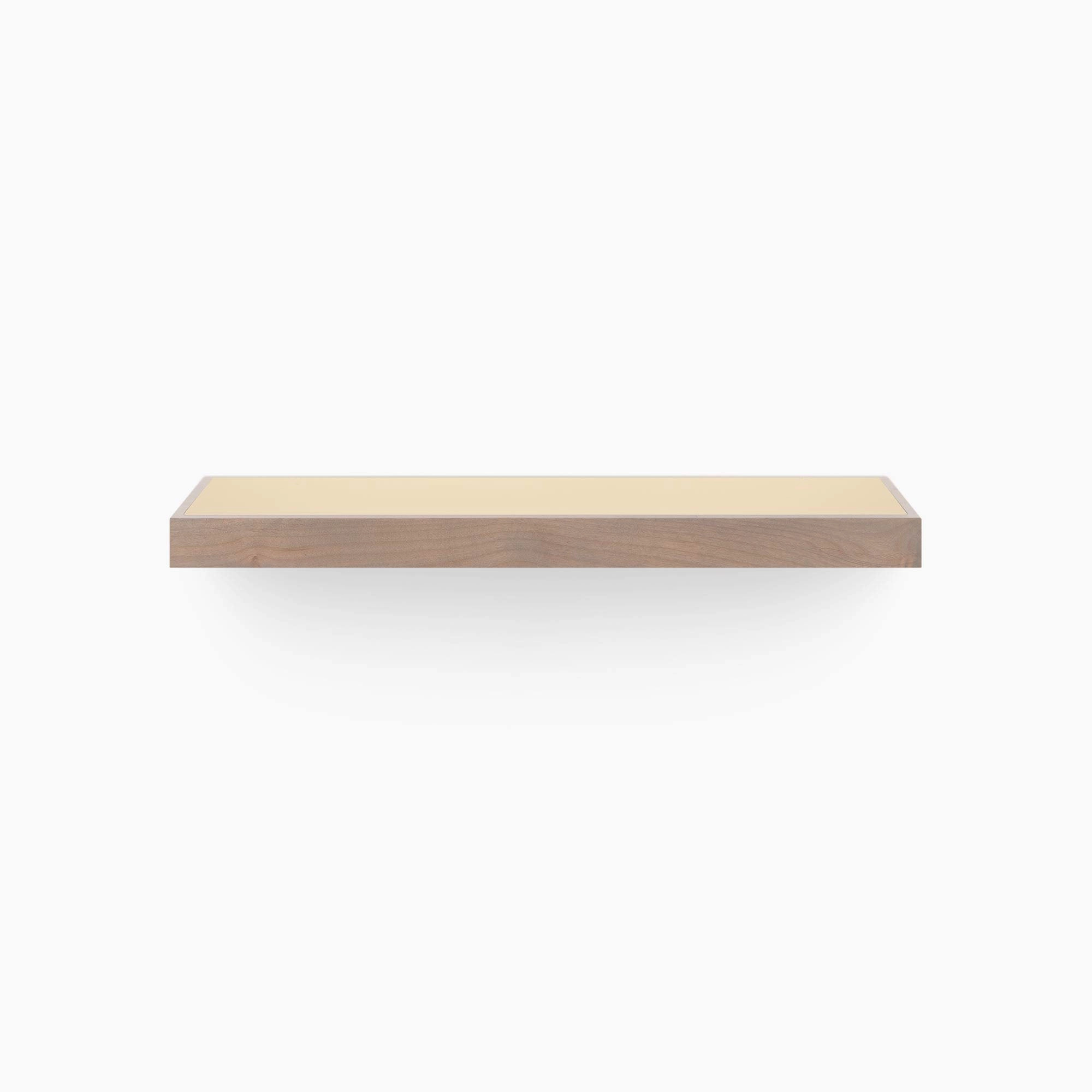 Aksel Inlay Hatch Grey Floating Shelf unique vase design