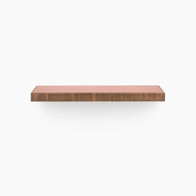 Aksel Inlay Maple Floating Shelf unique vase design
