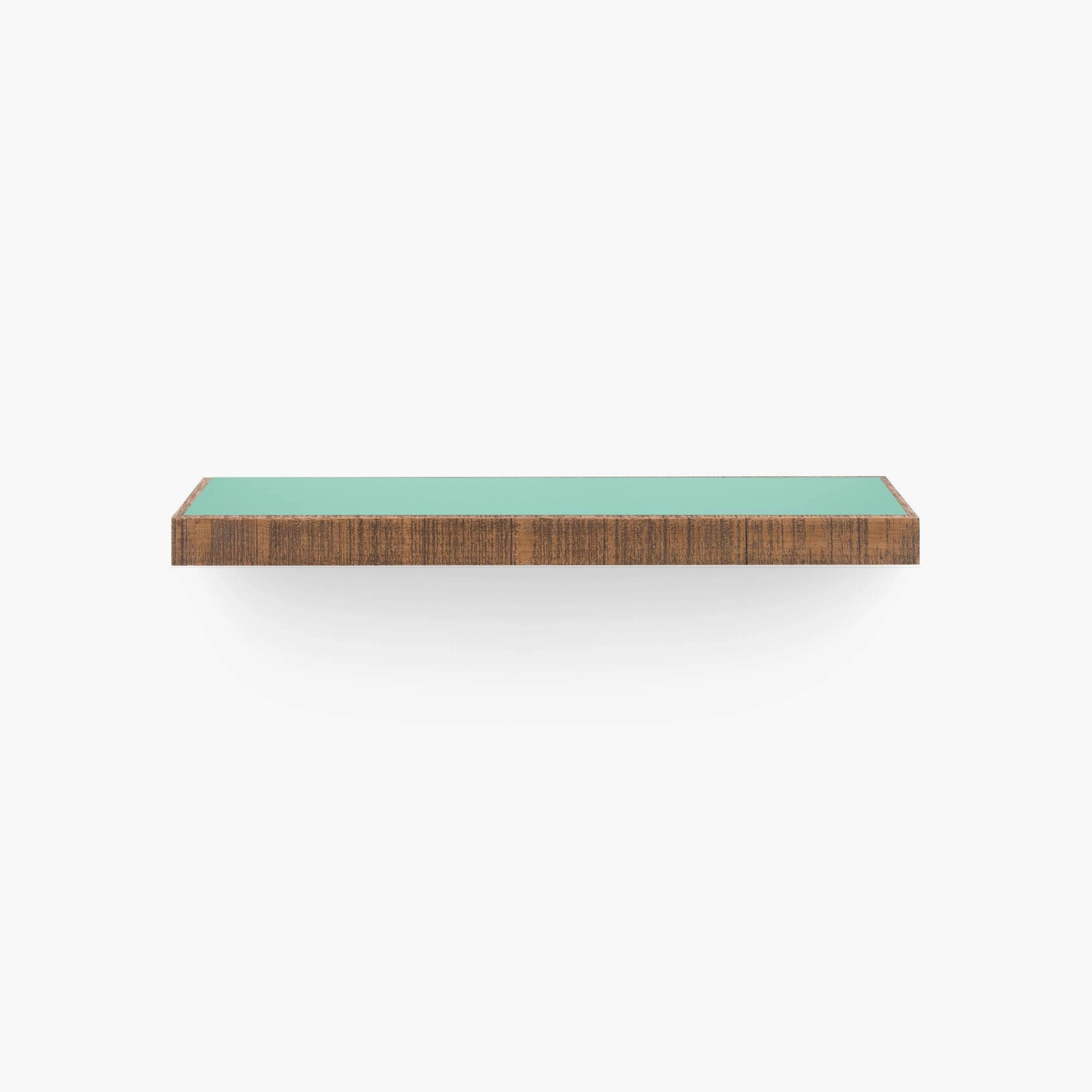 Aksel Inlay Nutmeg Rustic Floating Shelf unique vase design