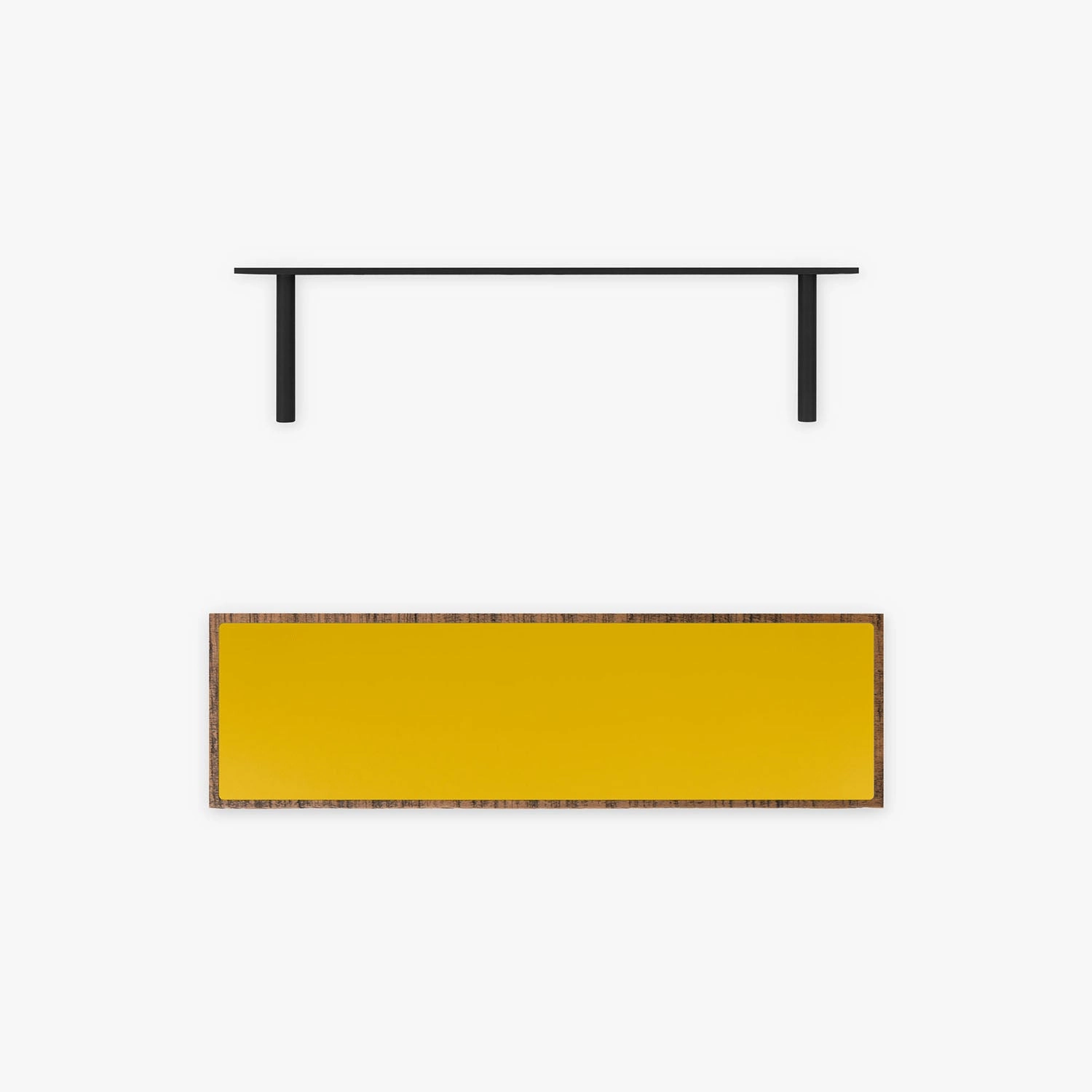 Aksel Inlay Nutmeg Rustic Floating Shelf