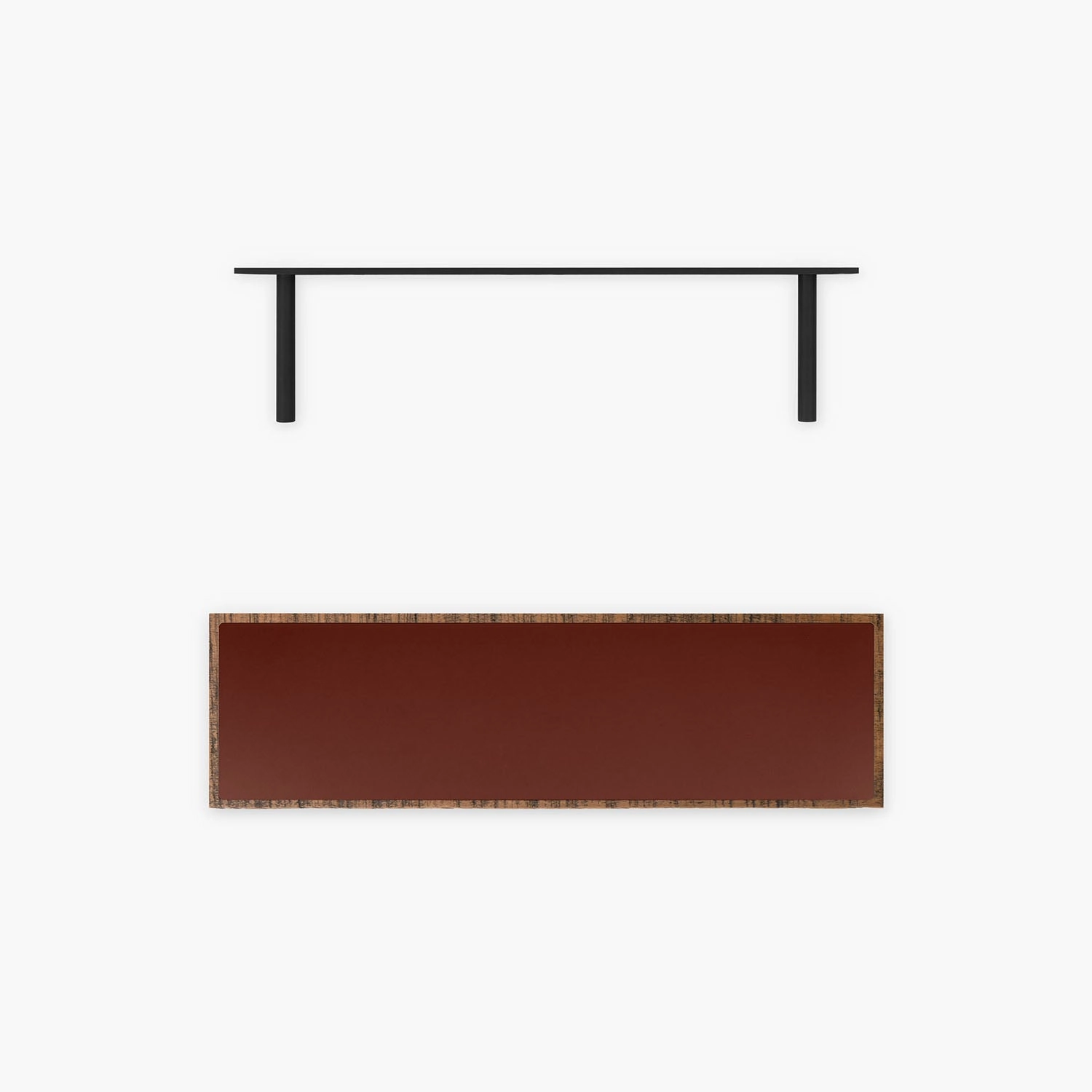 Aksel Inlay Nutmeg Rustic Floating Shelf