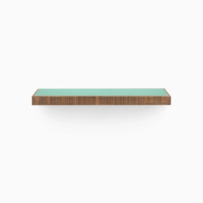 Aksel Inlay Nutmeg Rustic Floating Shelf unique vase design