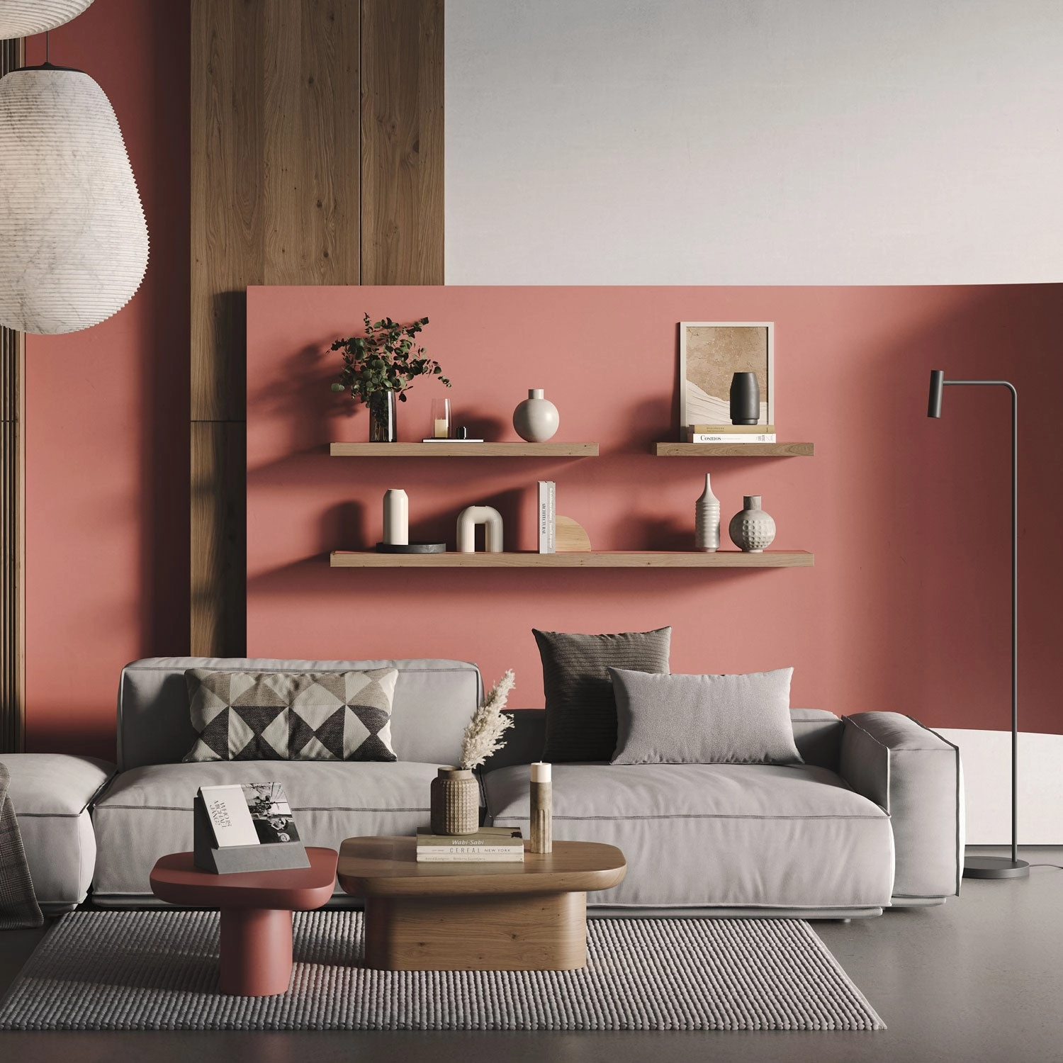 Aksel Inlay Tungsten Floating Shelf