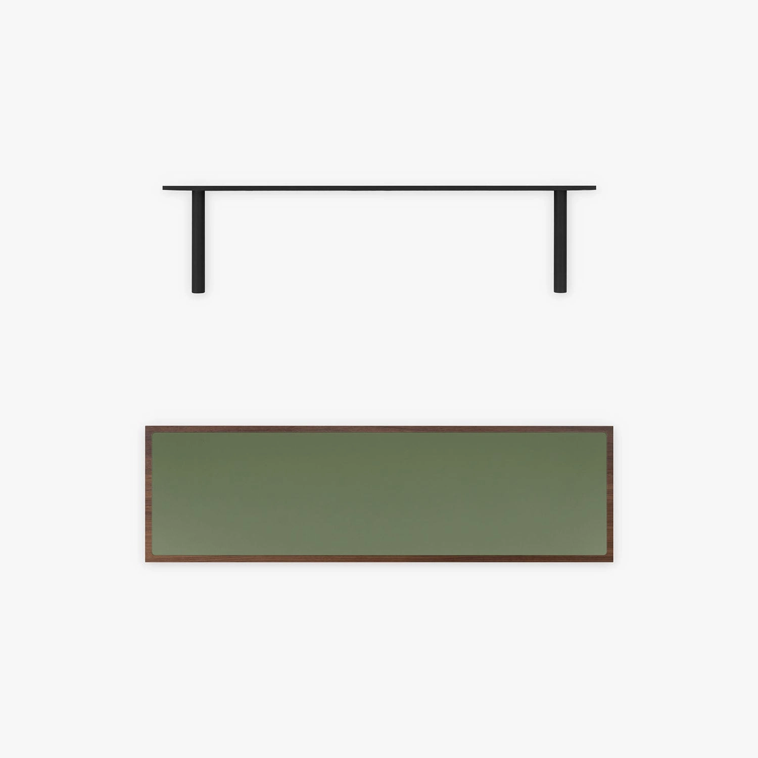 Aksel Inlay Walnut Floating Shelf