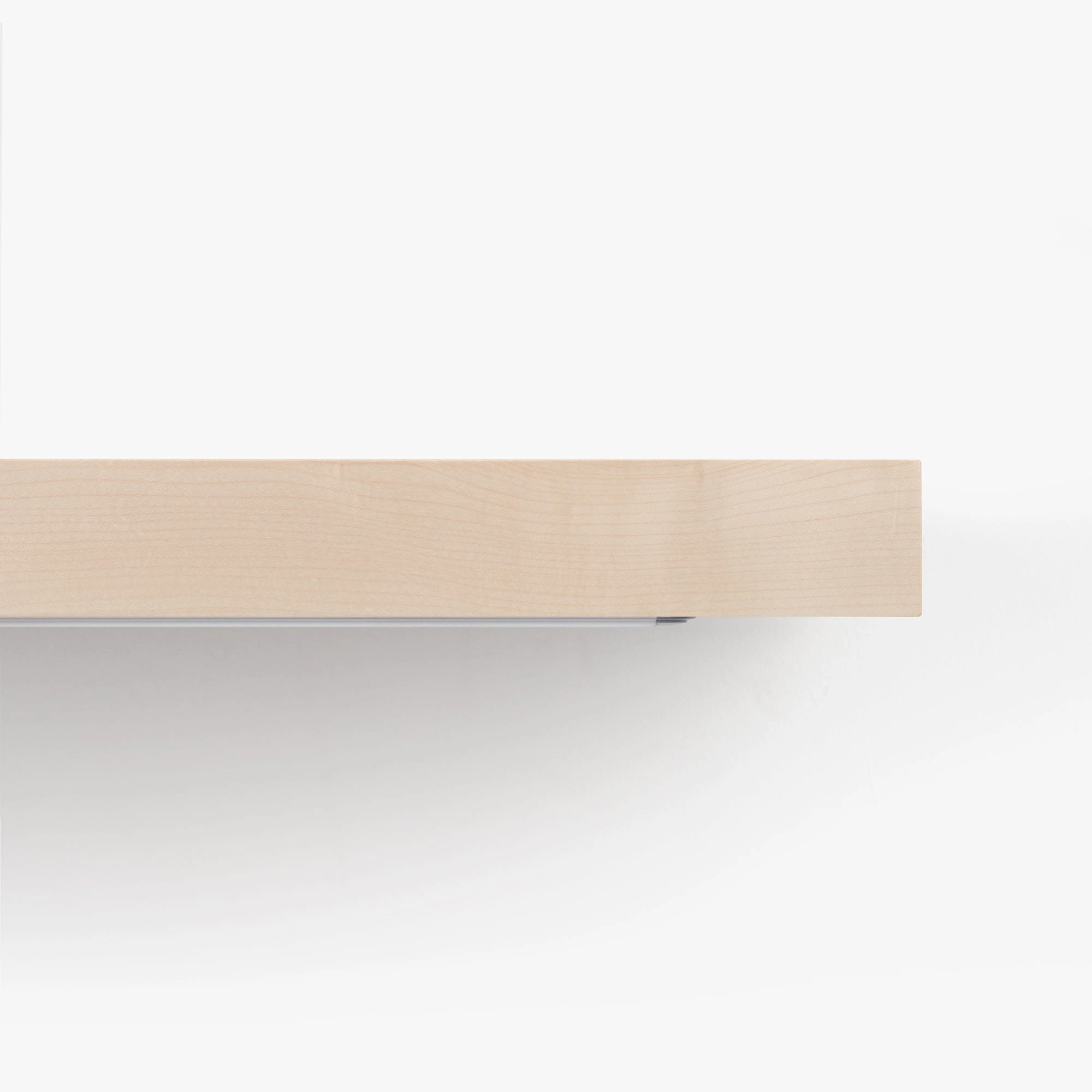 Aksel LED Maple Floating Shelf