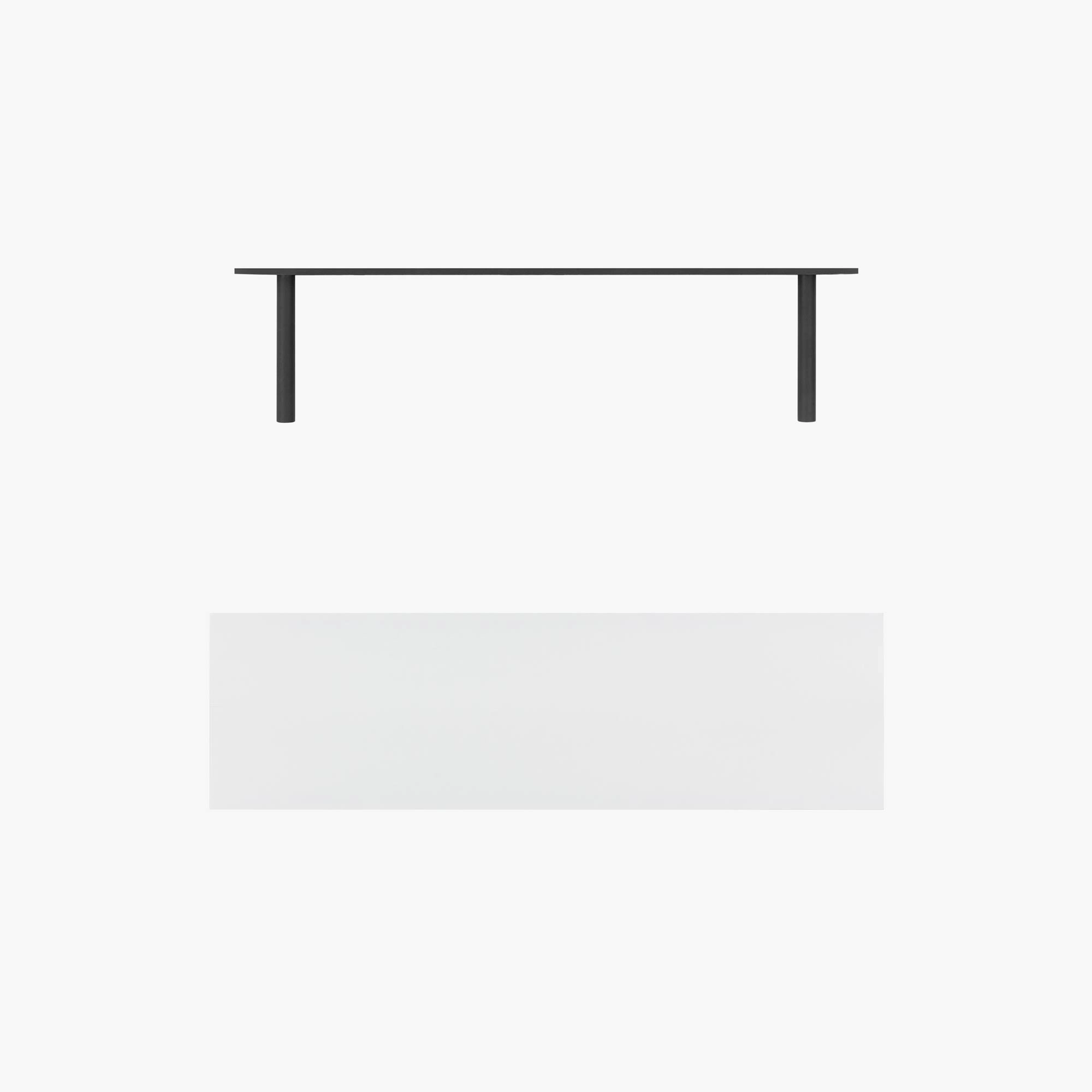 Aksel LED White Floating Shelf