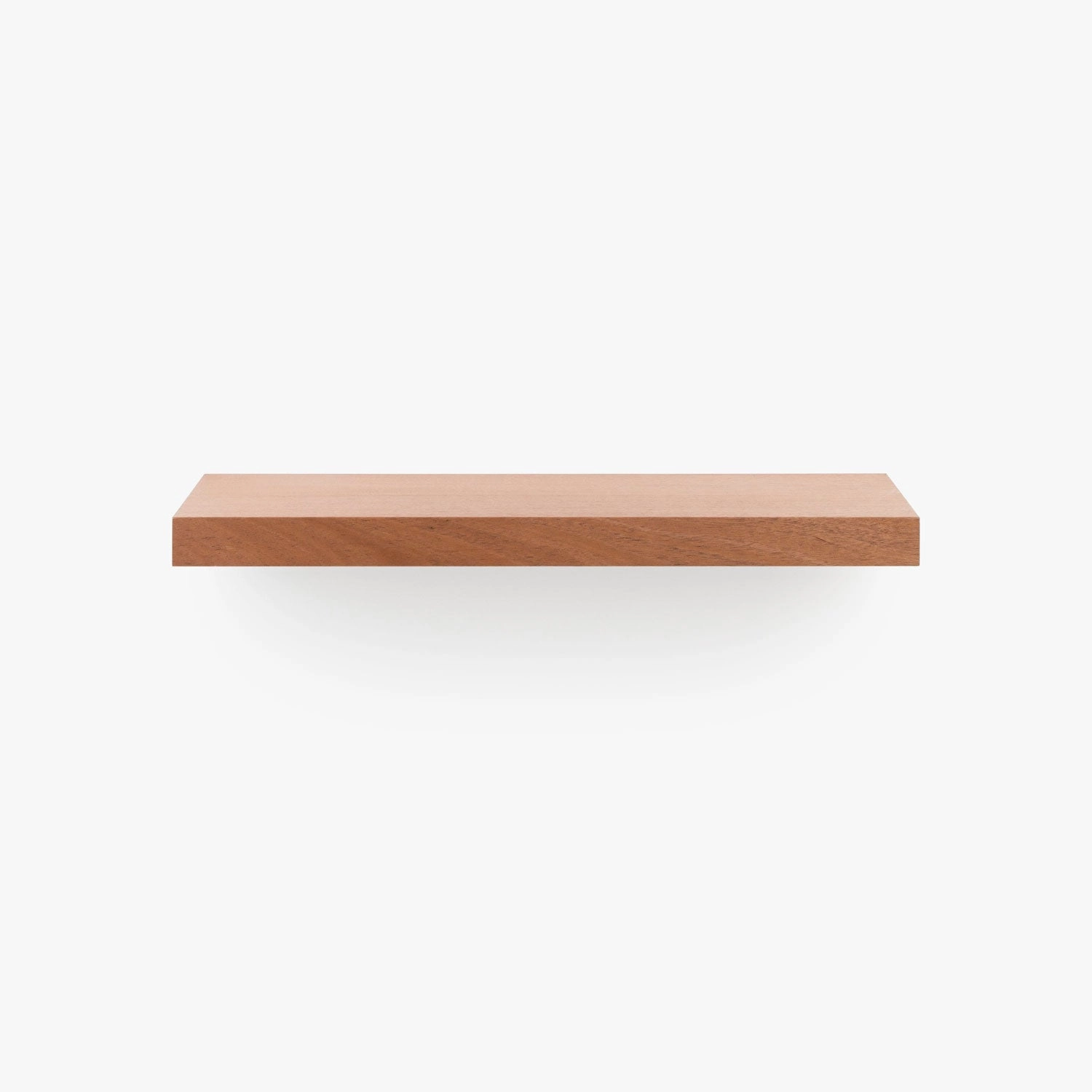 Aksel Mahogany Floating Shelf unique vase design