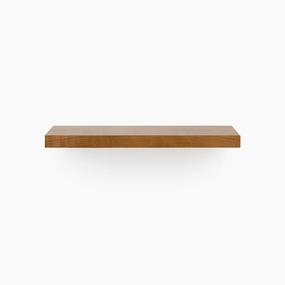 Aksel Nutmeg Floating Shelf unique vase design