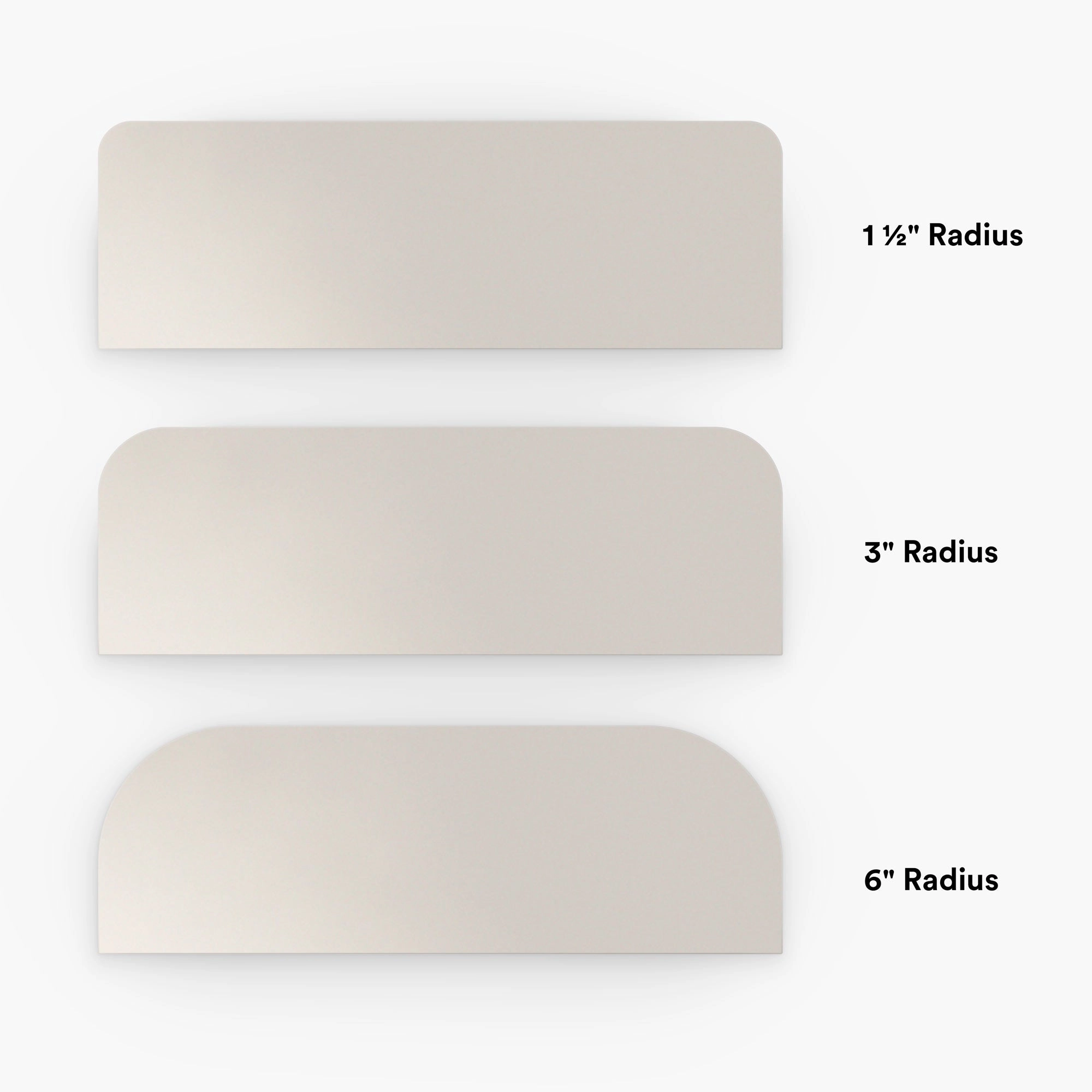 Aksel RADius Concretey Floating Shelf