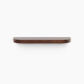 Aksel RADius Dutch Mocha Floating Shelf unique vase design