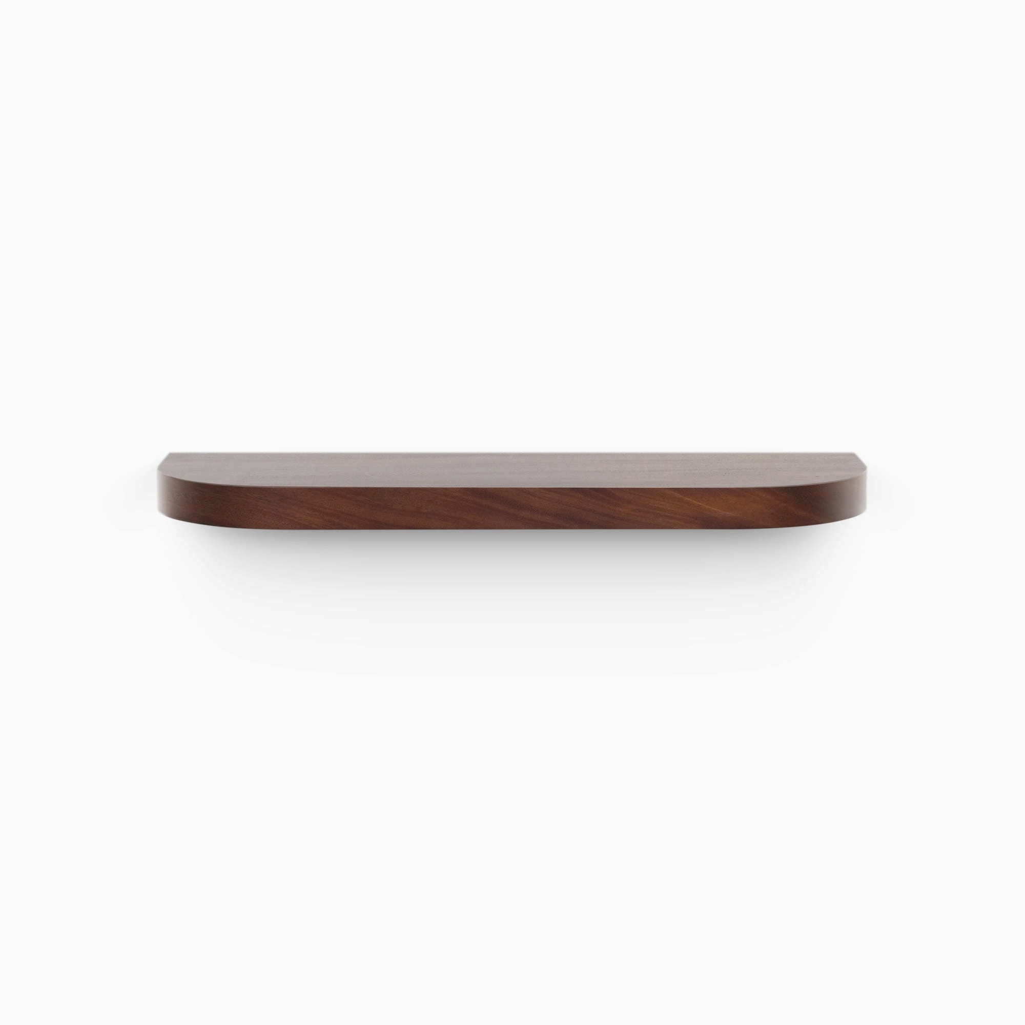 Aksel RADius Dutch Mocha Floating Shelf unique vase design