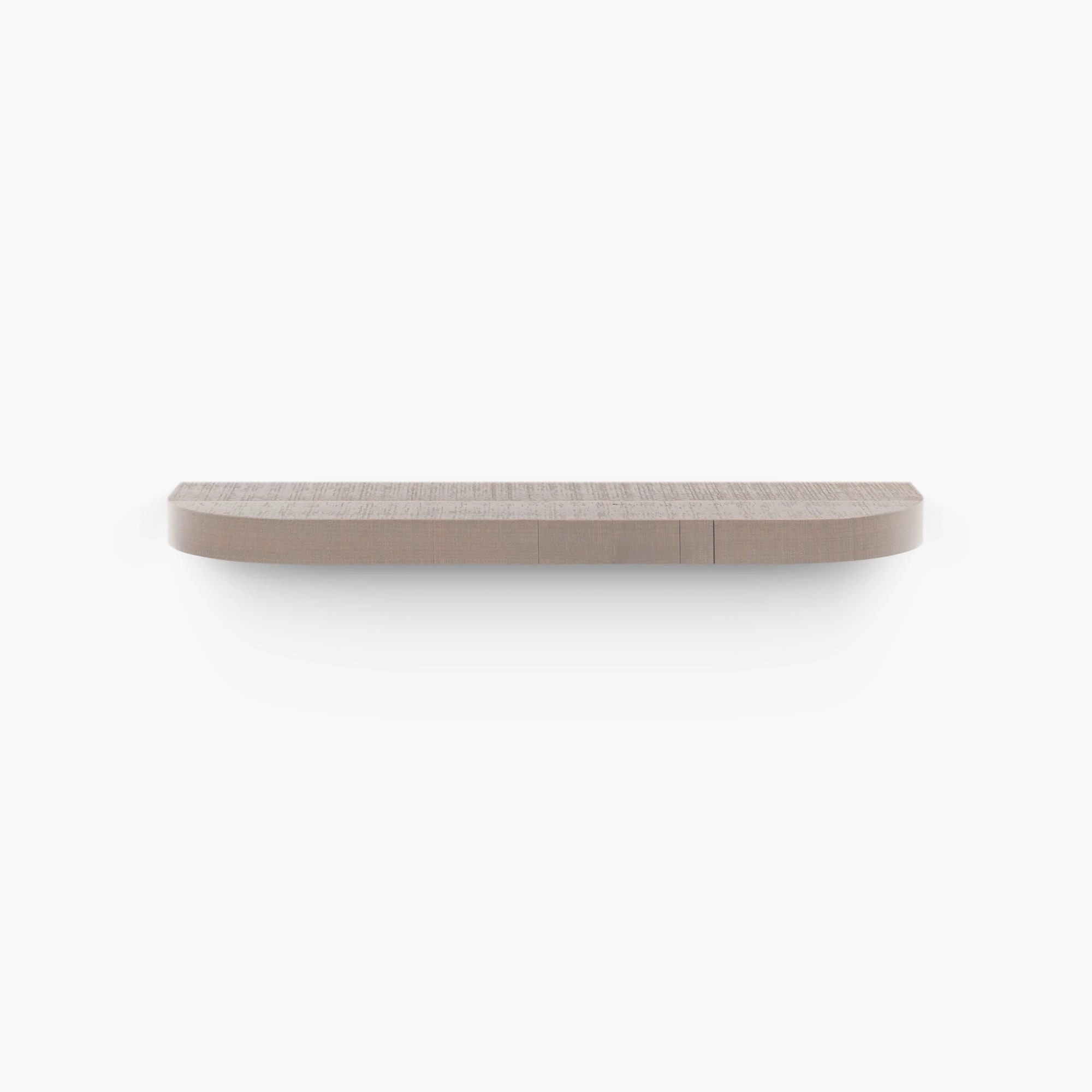 Aksel RADius Hatch Grey Rustic Floating Shelf unique vase design