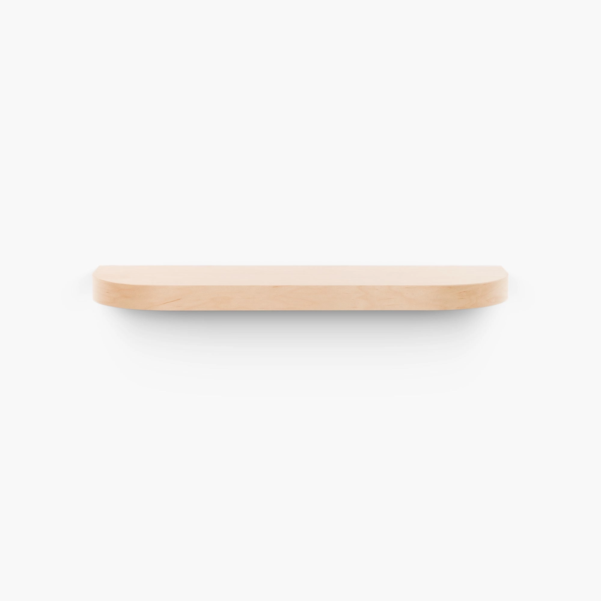 Aksel RADius Maple Floating Shelf unique vase design