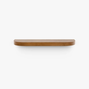 Aksel RADius Nutmeg Floating Shelf unique vase design