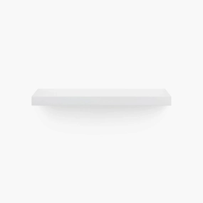 Aksel White Floating Shelf unique vase design