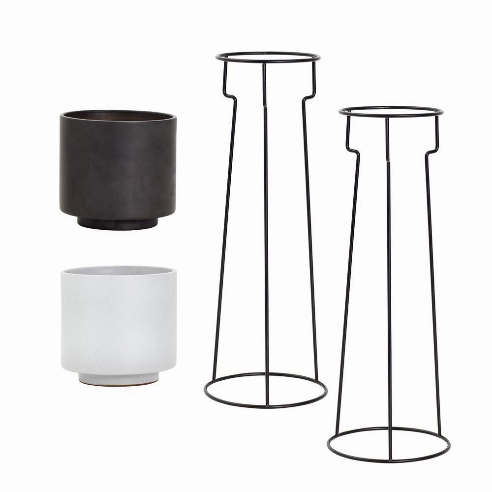 Andersen Furniture A Plant Flowerpot Hx? 12x13,3 Cm, Dark Grey