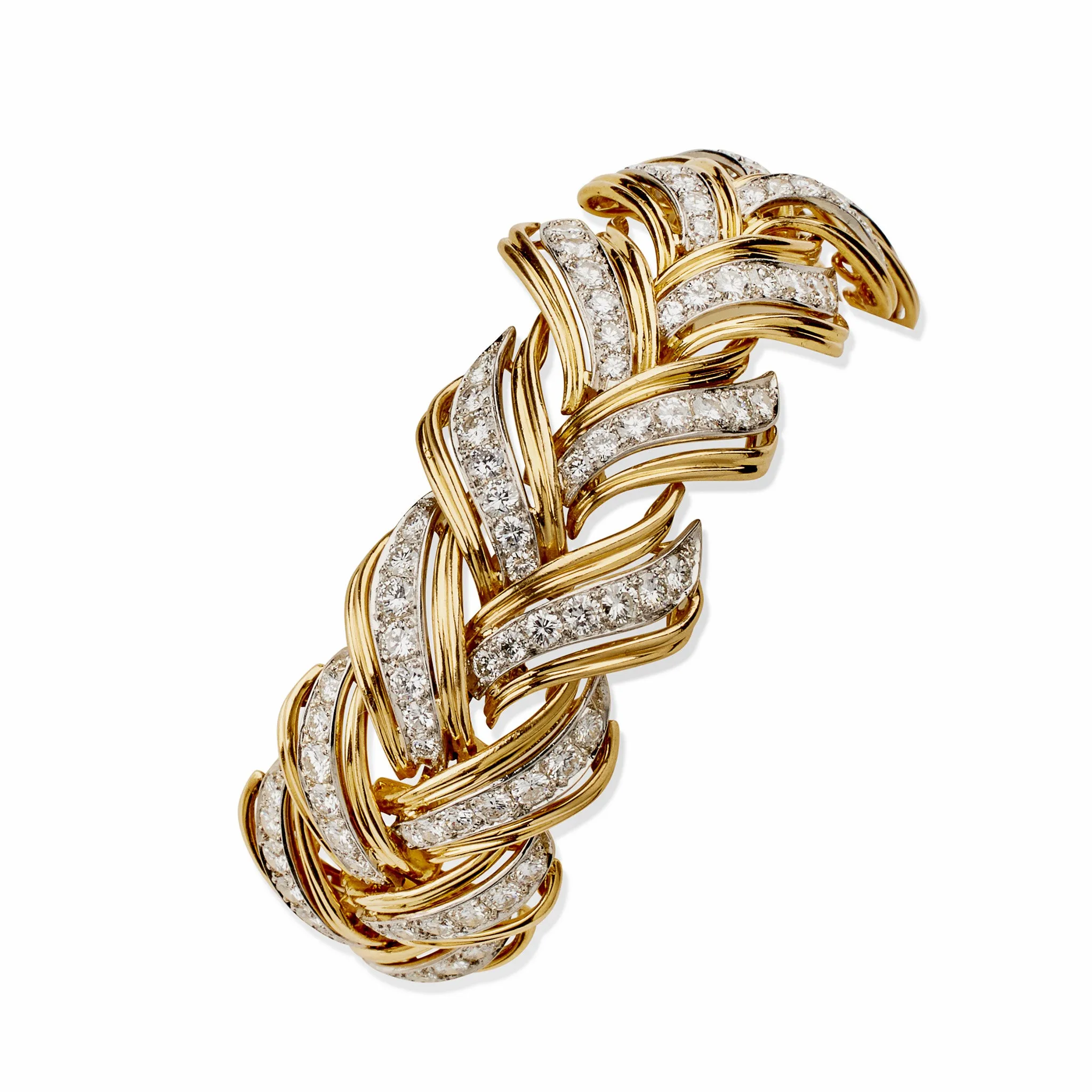 Andr?? Vassort Gold and Diamond Bracelet