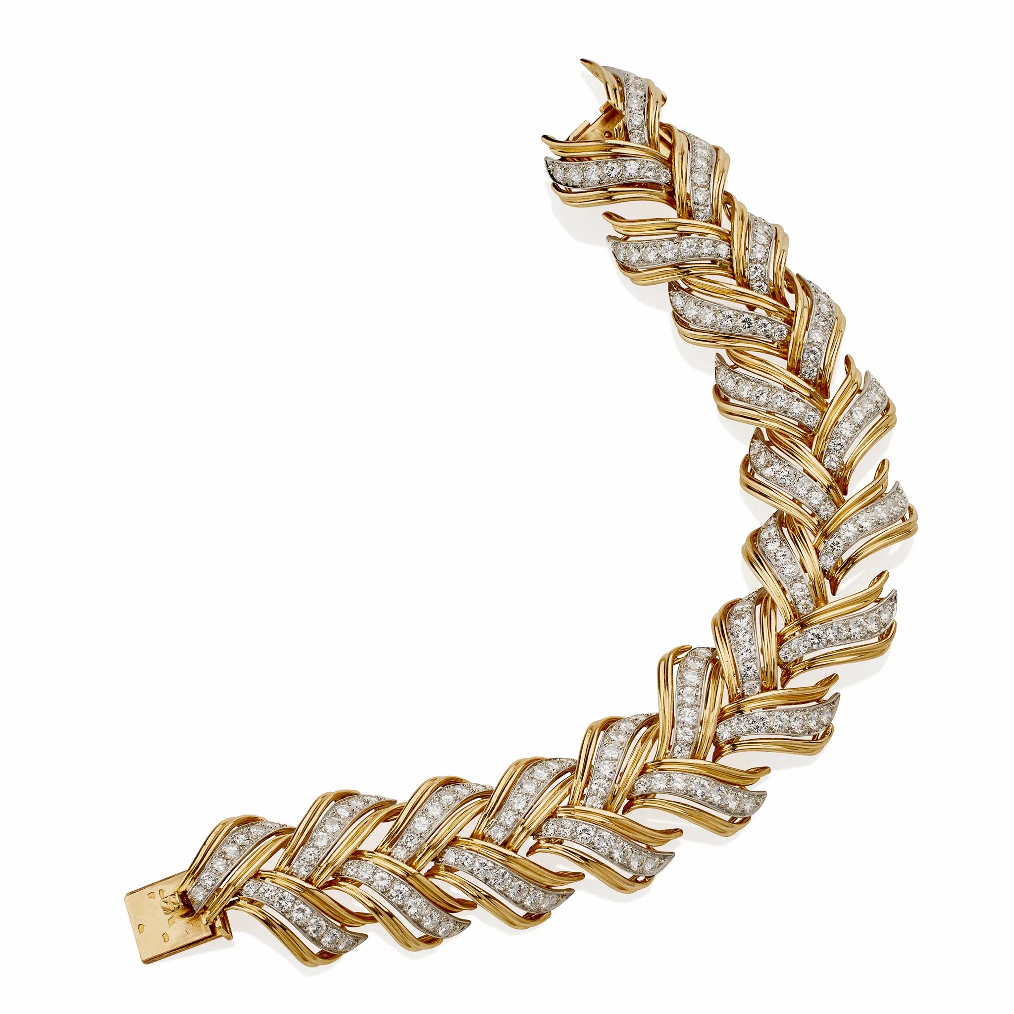 Andr?? Vassort Gold and Diamond Bracelet