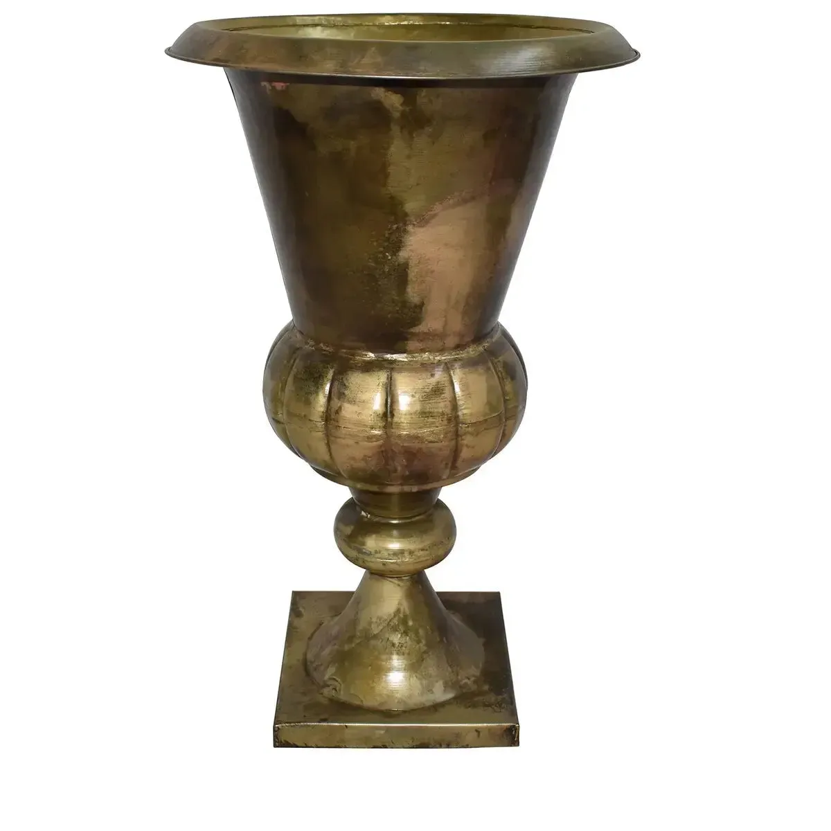 Antiqued Gold Church Urn Set