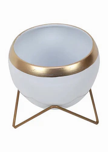 Apple Metal Planter (Set of 2)