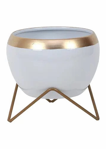 Apple Metal Planter (Set of 2)