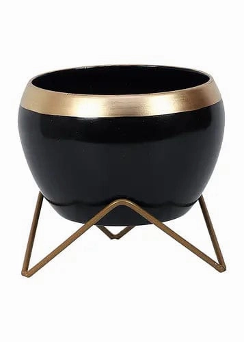 Apple Metal Planter (Set of 2)