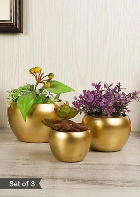Apple Planters (Set of 3) desktop planter  