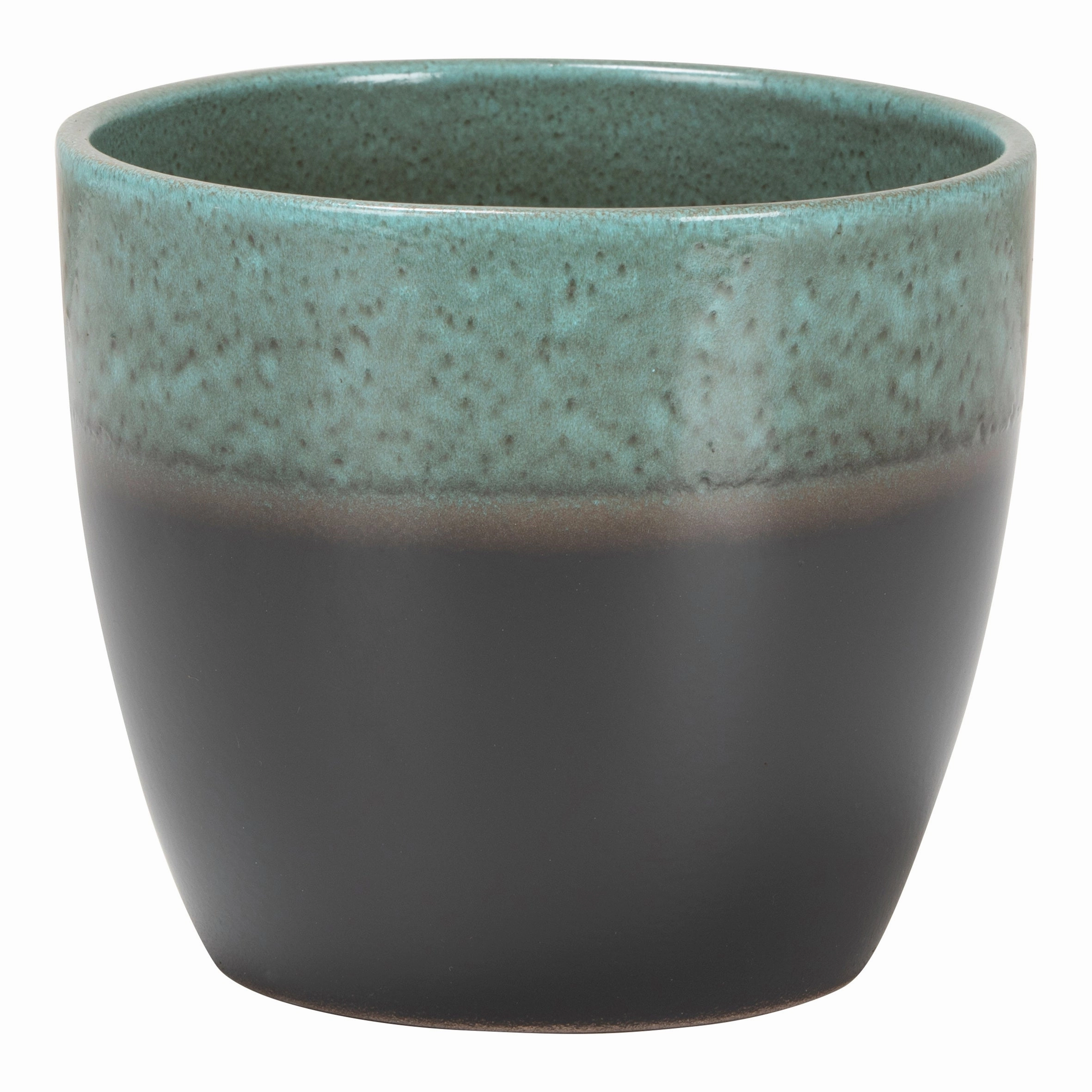 Aqua Green Ceramic Cover Pot Dark Moss ( 920) tall green plant  