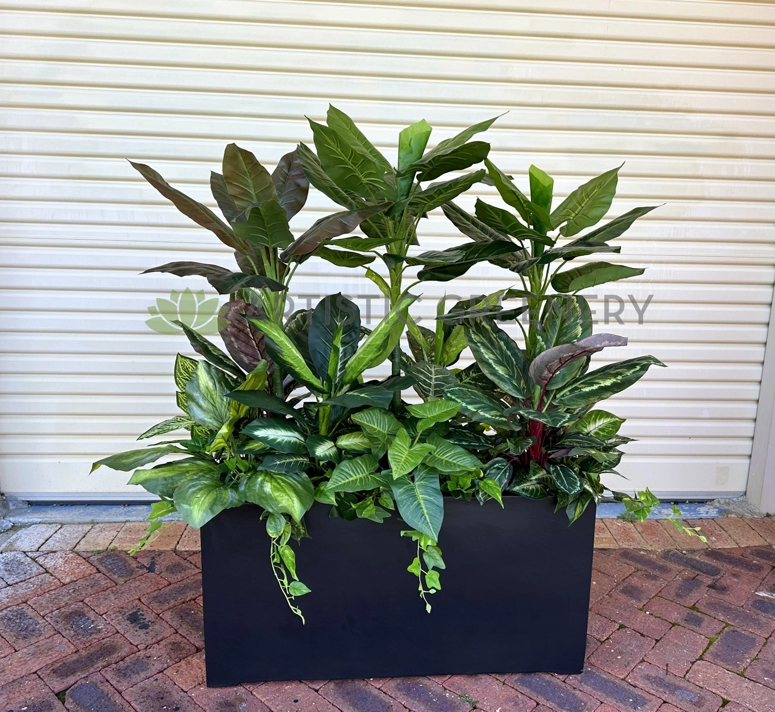 Artificial Mixed Plants in Planter Box 150cm Tall (used as divider) Ref: AOC