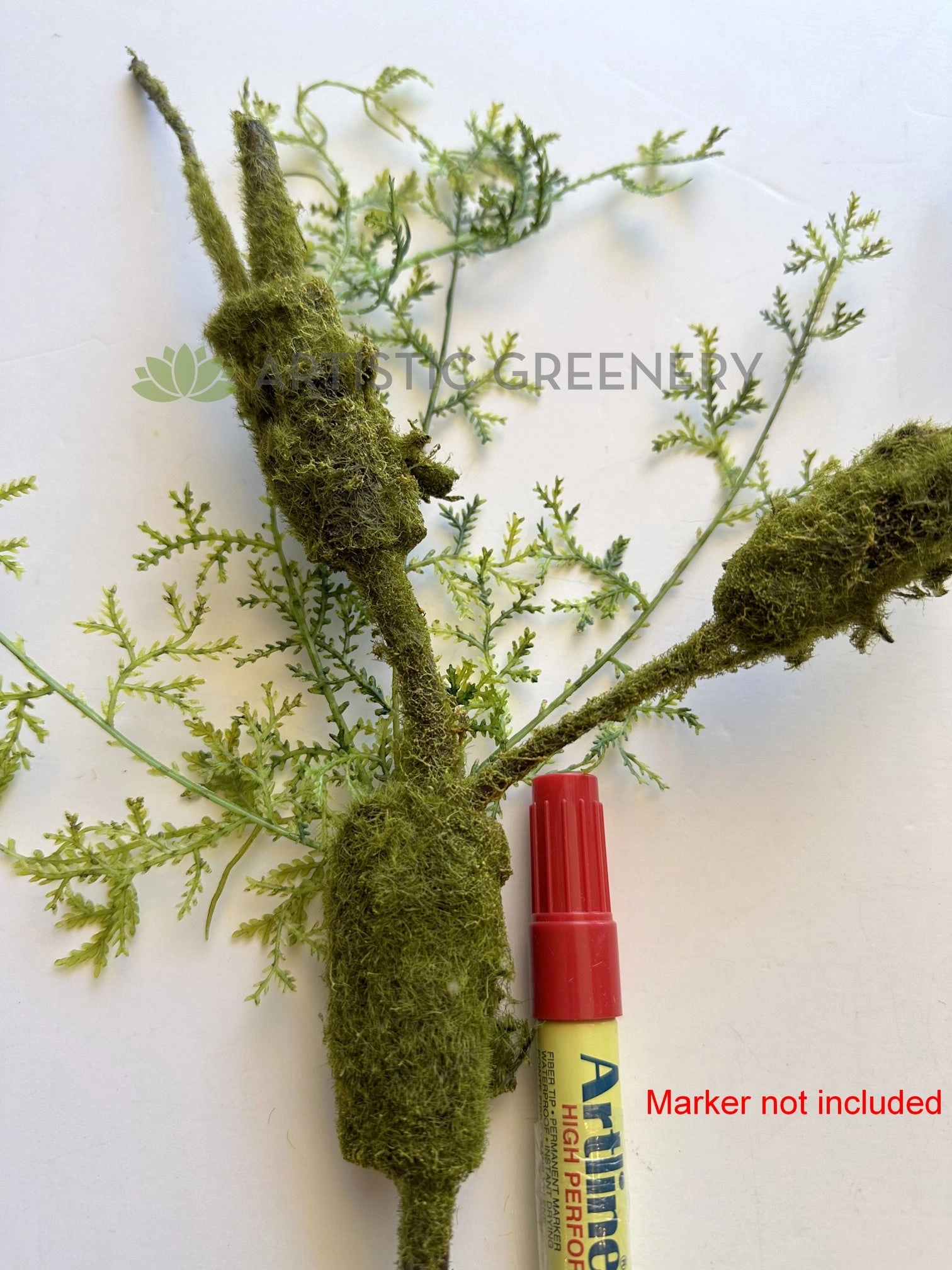 Artificial Moss Twig 53cm