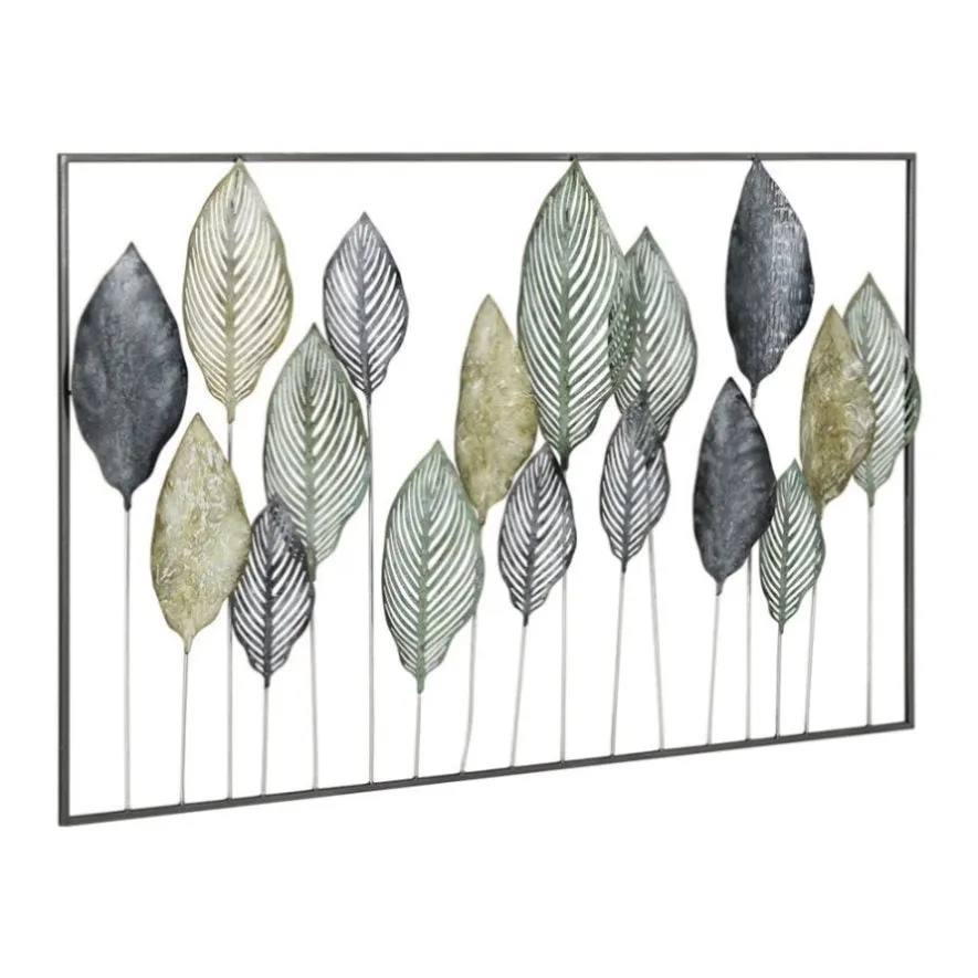 Artiss Metal Wall Art Hanging Sculpture Home Decor Leaf Tree of Life Framed MWA-FR-LEAF-01-BU