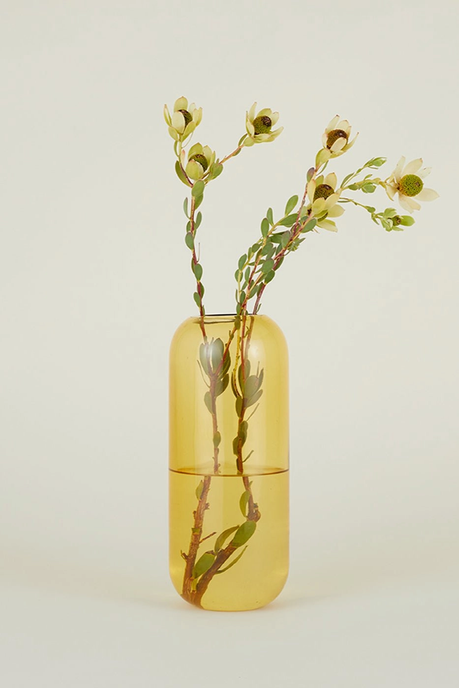 Aurora Pill Vase Amber Large
