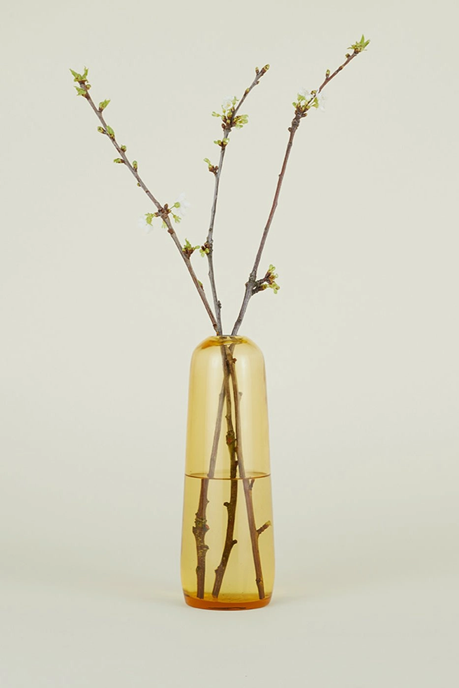 Aurora Pill Vase Amber Small