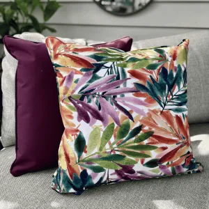 B Cushion Art Collection - Tropical Palm dried flowers  