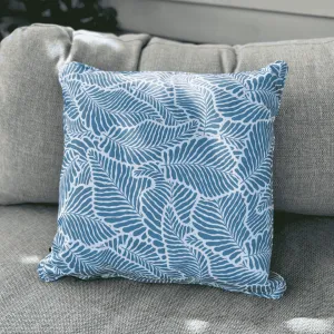 B Cushion Oasis Leaf - Sea Blue dried flowers  