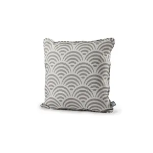 B Cushion Shell - Silver Grey dried flowers  