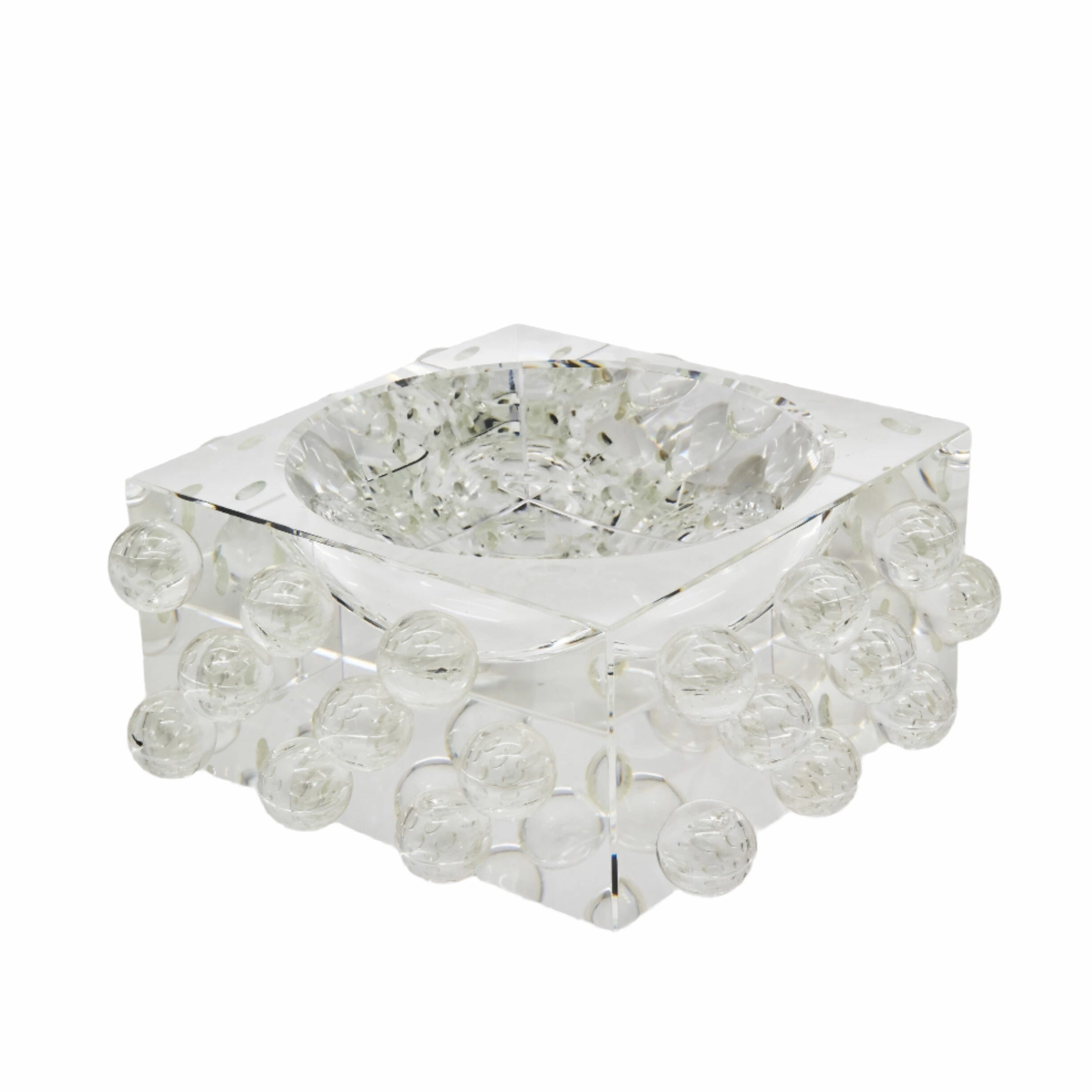 Balls - Scattered Crystal Glass Bowl mini ornamental plant  