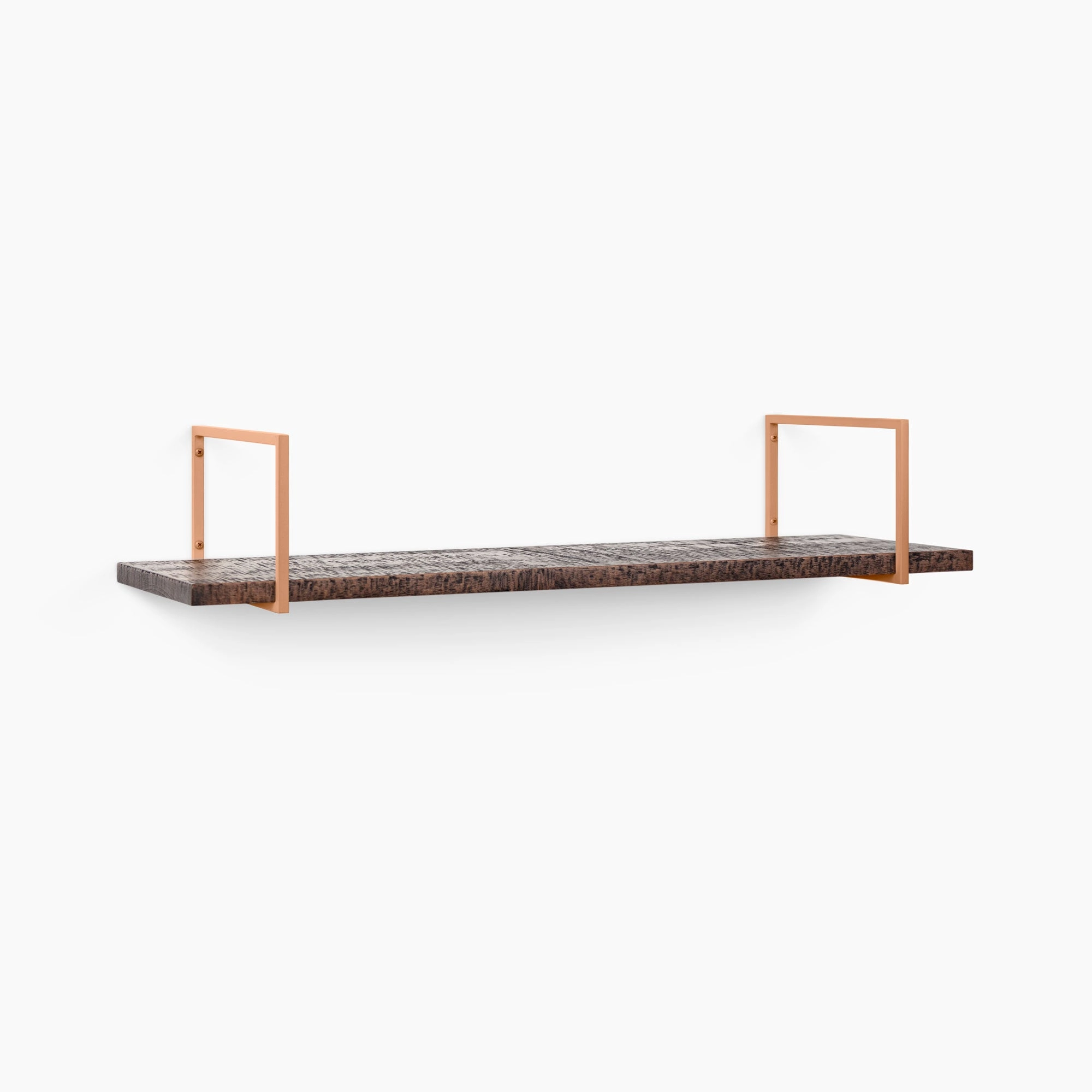 Bart Espresso Rustic Wall Shelf