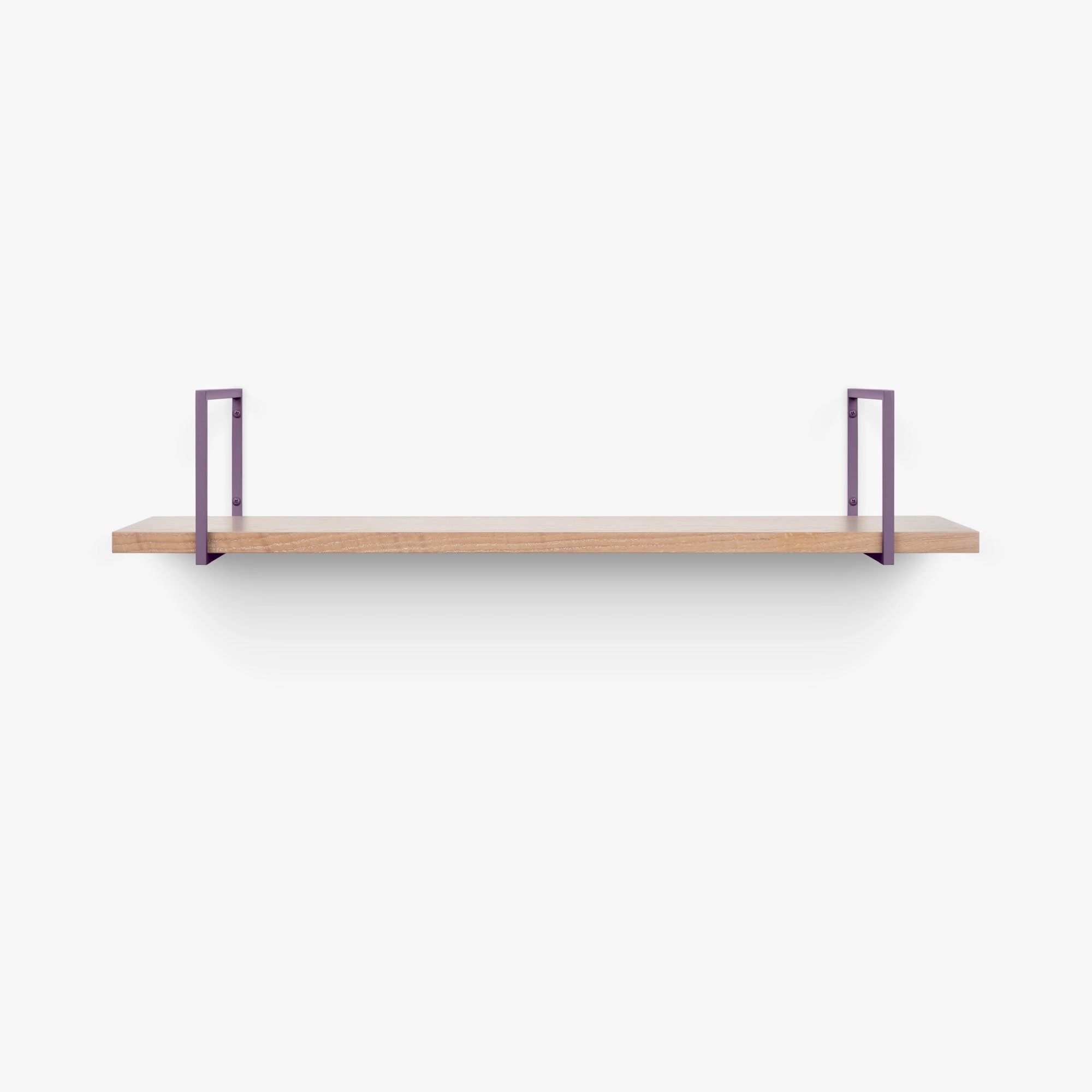 Bart Glazed White Oak Wall Shelf