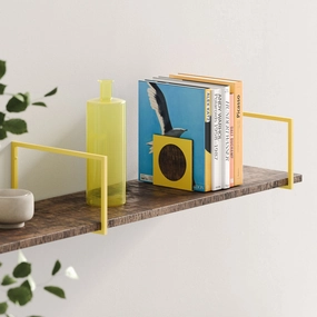 Bart Nutmeg Rustic Wall Shelf traditional flower vase  