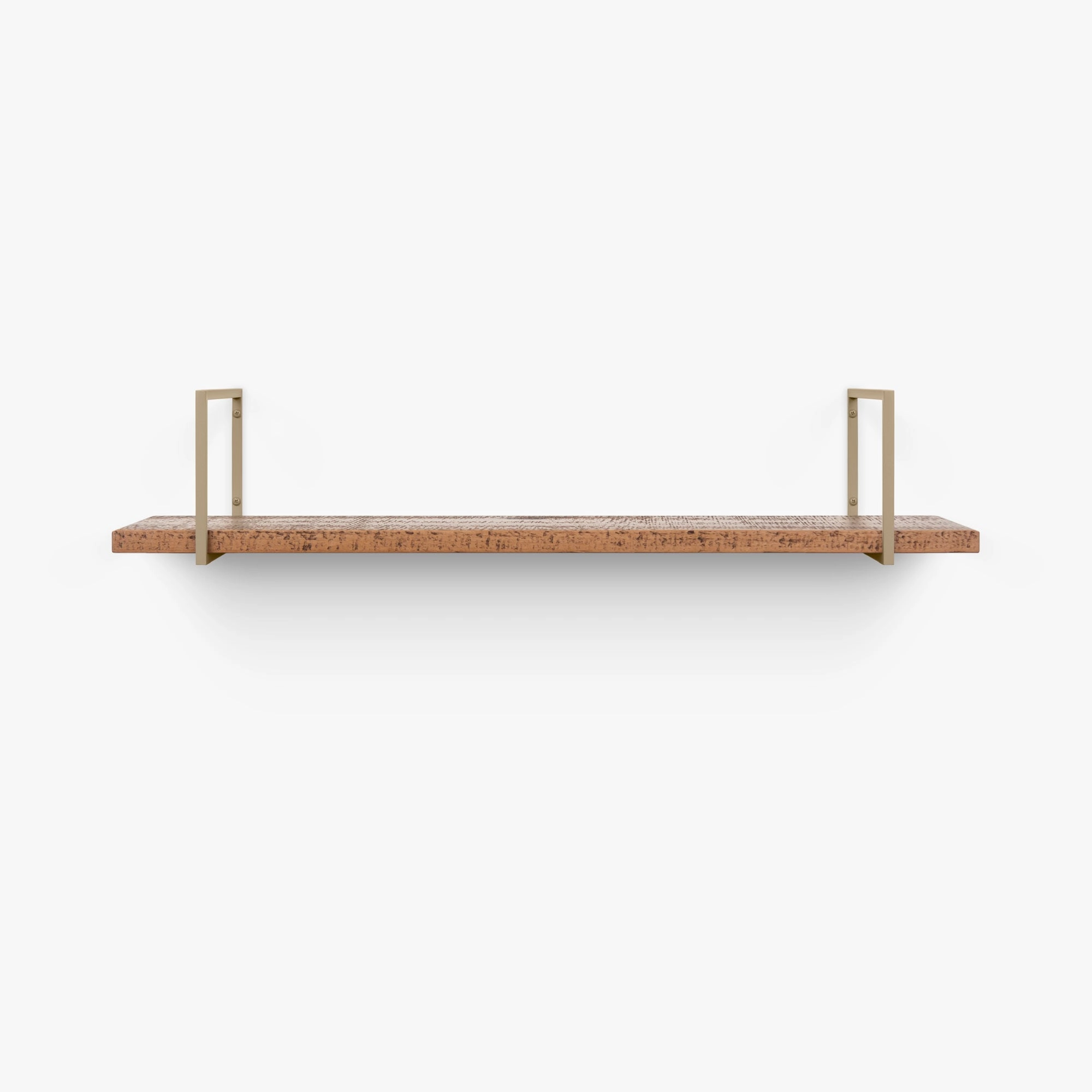 Bart Nutmeg Rustic Wall Shelf