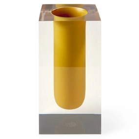 Bel Air - Test Tube Vase - Mustard mini ornamental plant  