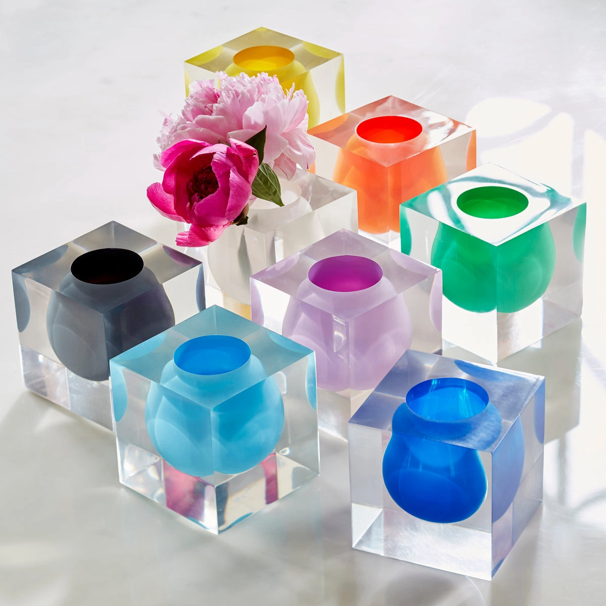 Bel Air Mini Scoop Vase - Blue