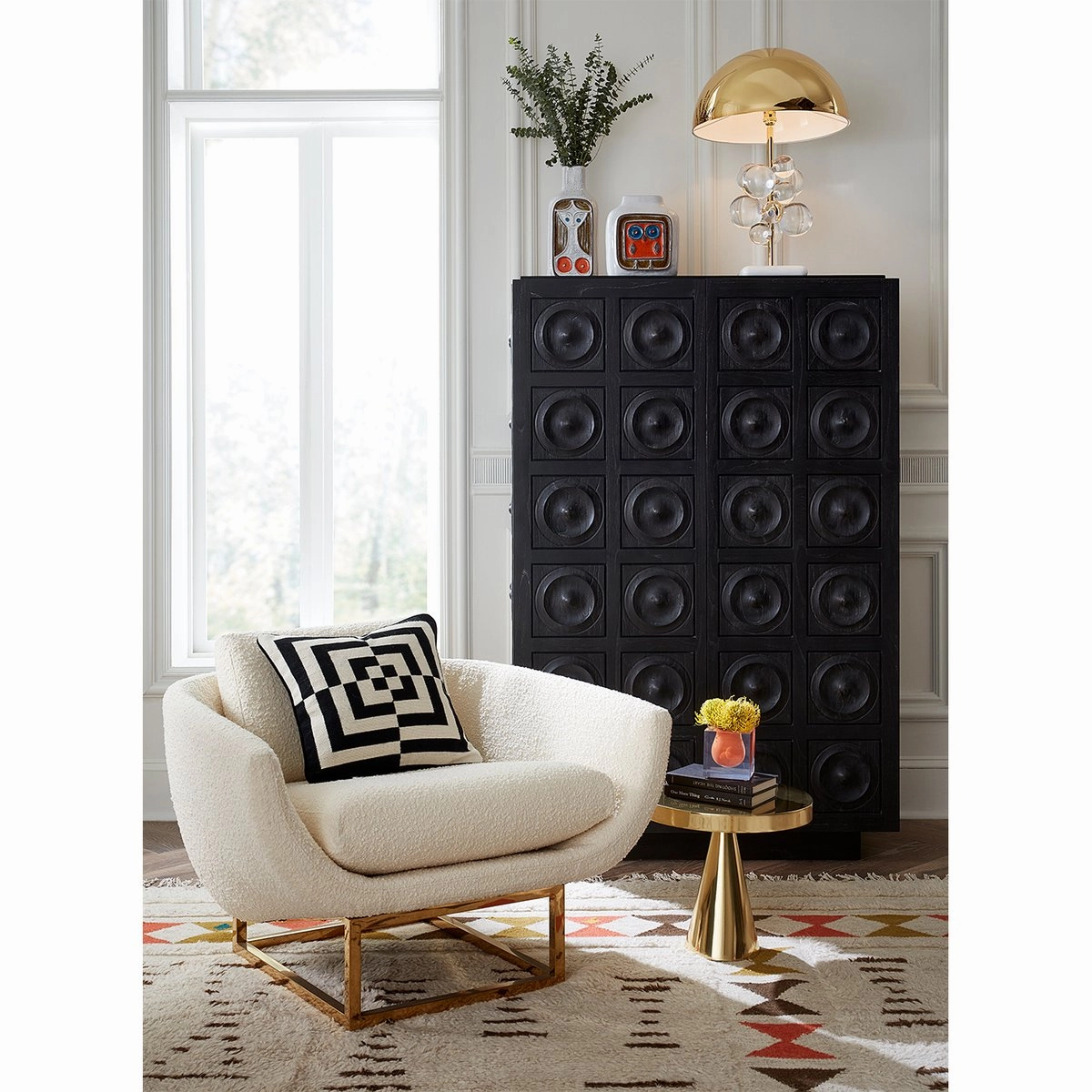 Bel Air Mini Scoop Vase - Orange
