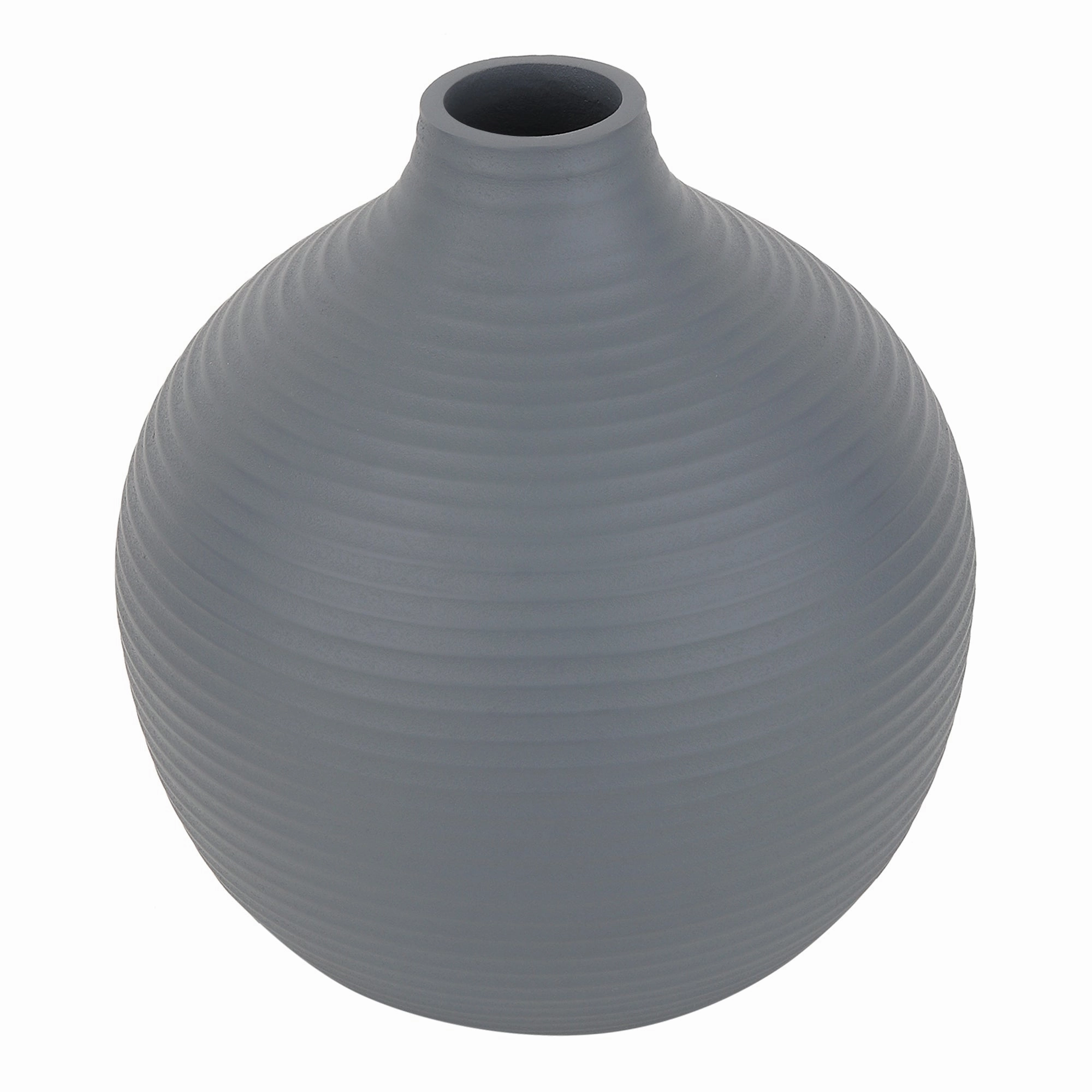 Bella Blue Enamel Vase
