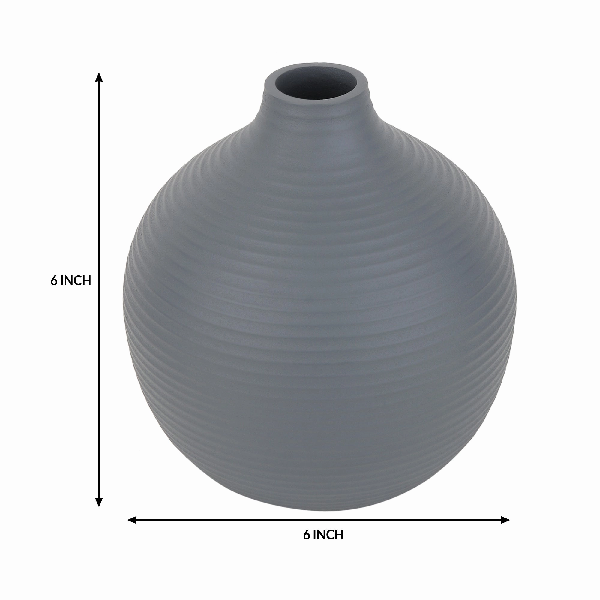Bella Blue Enamel Vase