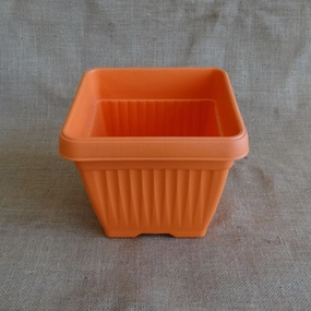 Bello Square Pot, 8 Inch classic flowerpot  